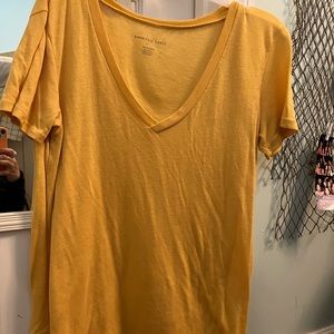 American Eagle Mustard Tee